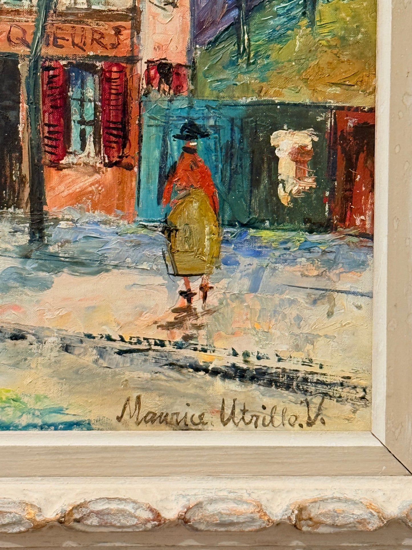 Montmatre Oil Painting, In the Manner of Maurice Utrillo