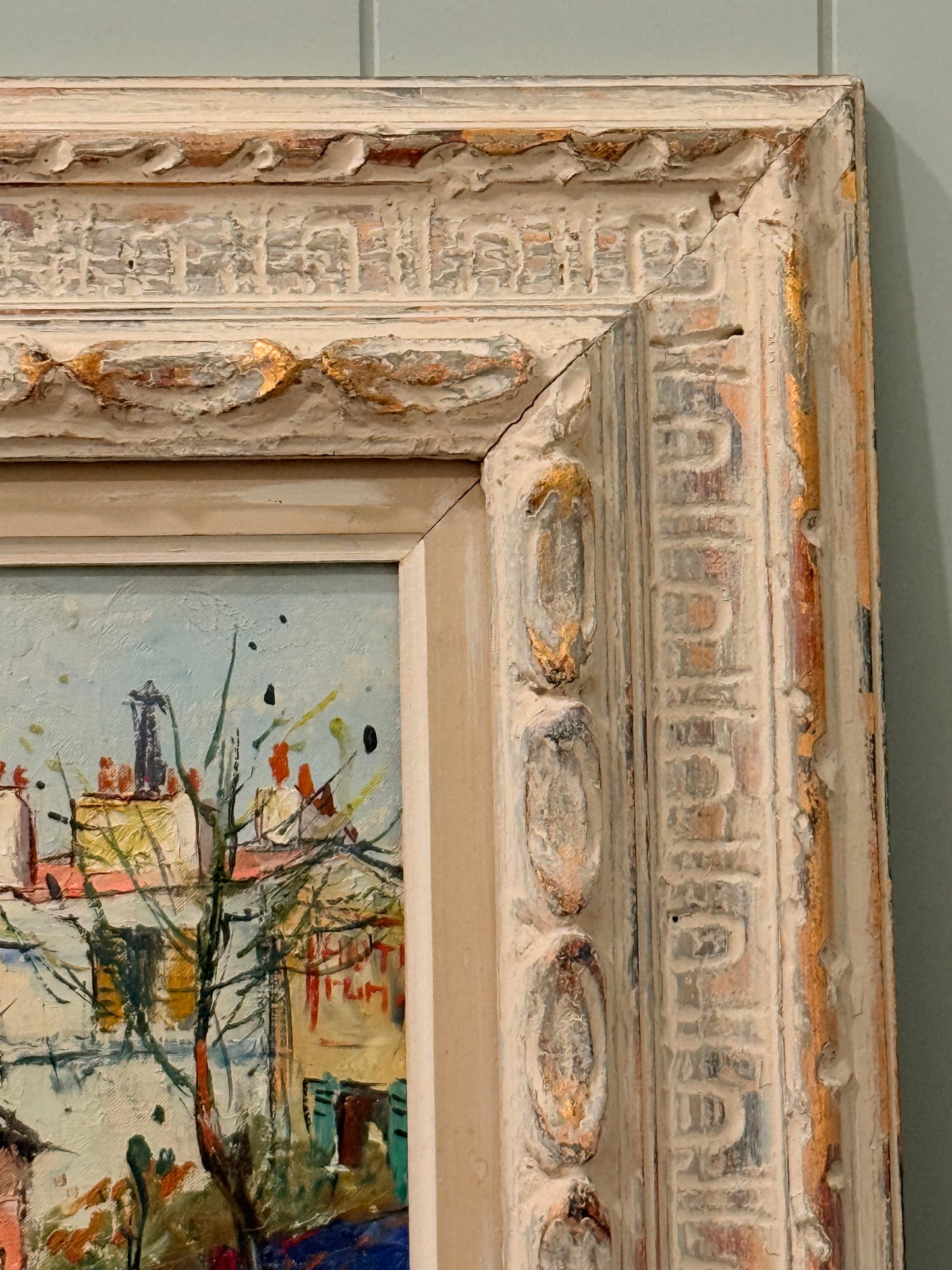 Montmatre Oil Painting, In the Manner of Maurice Utrillo