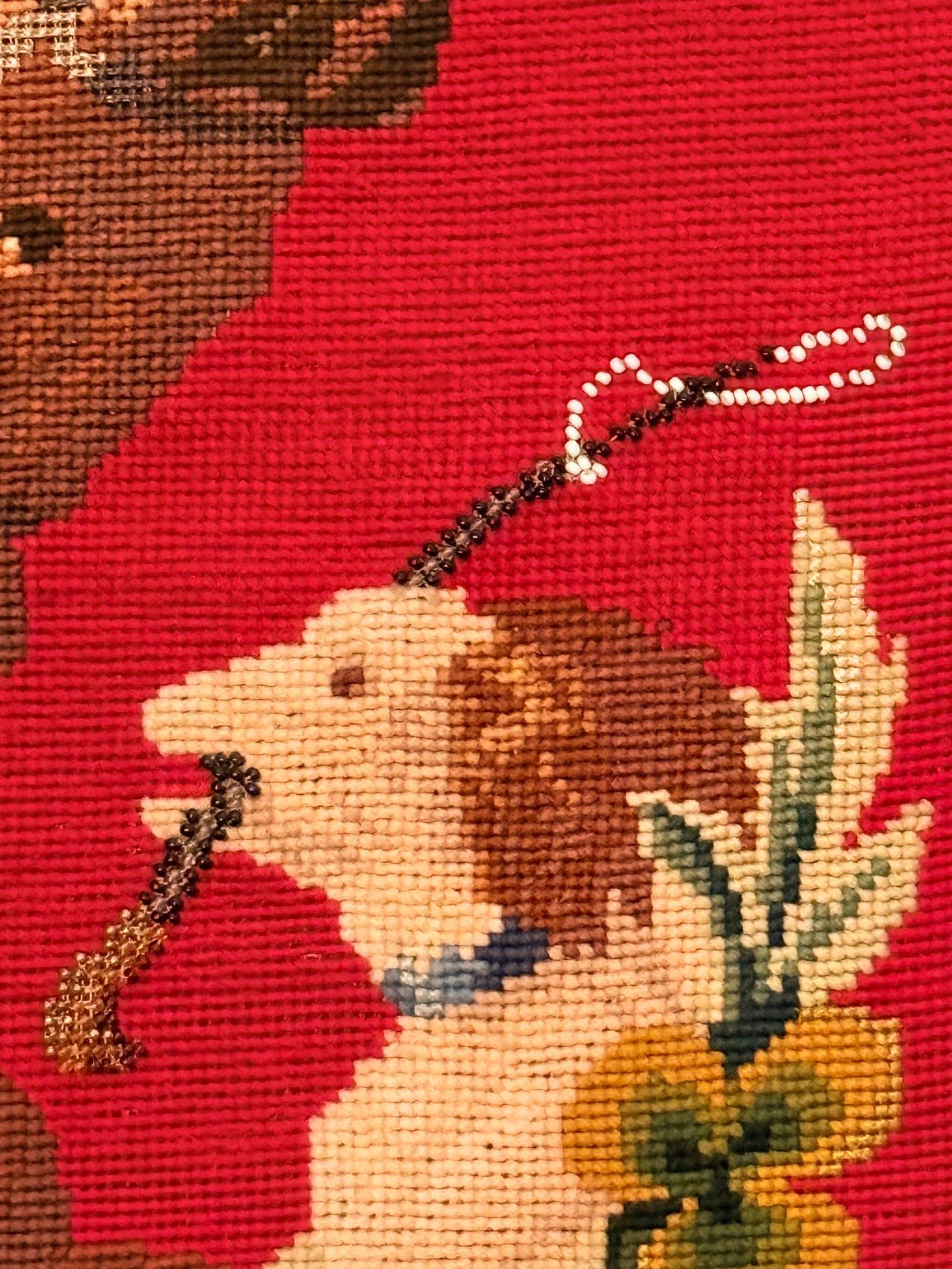 Horses & Dog Needlepoint Art